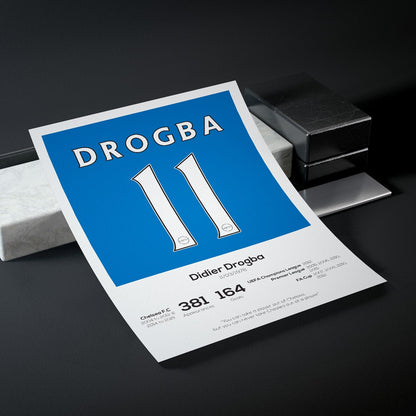 Didier Drogba Legend Stats Print