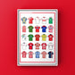 Doncaster Retro Shirts Football Print