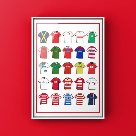 Doncaster Retro Shirts Football Print