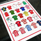 Doncaster Retro Shirts Football Print