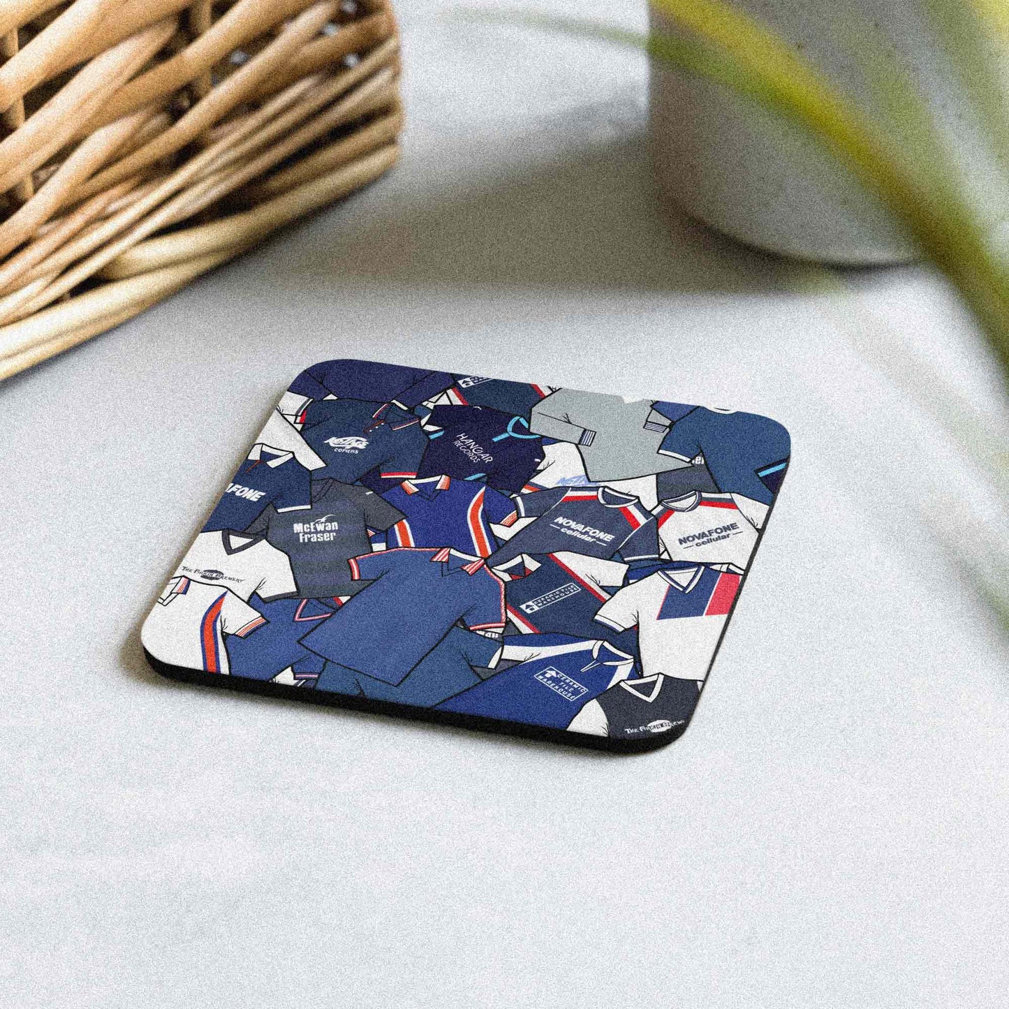 Dundee Collage Of Retro Shirts Football Coaster