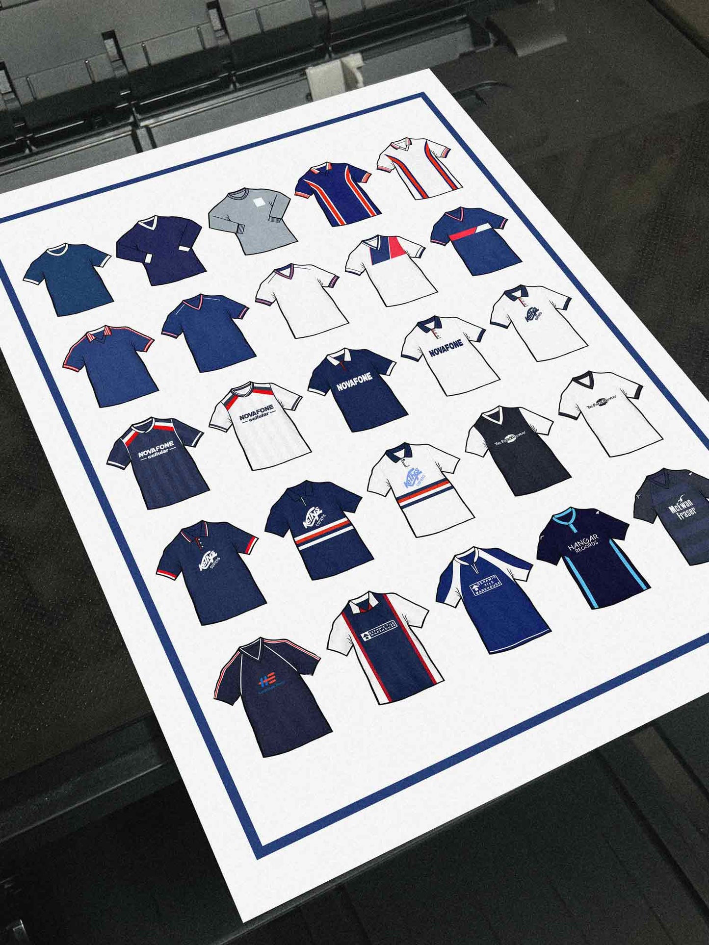 Dundee Retro Shirts Football Print