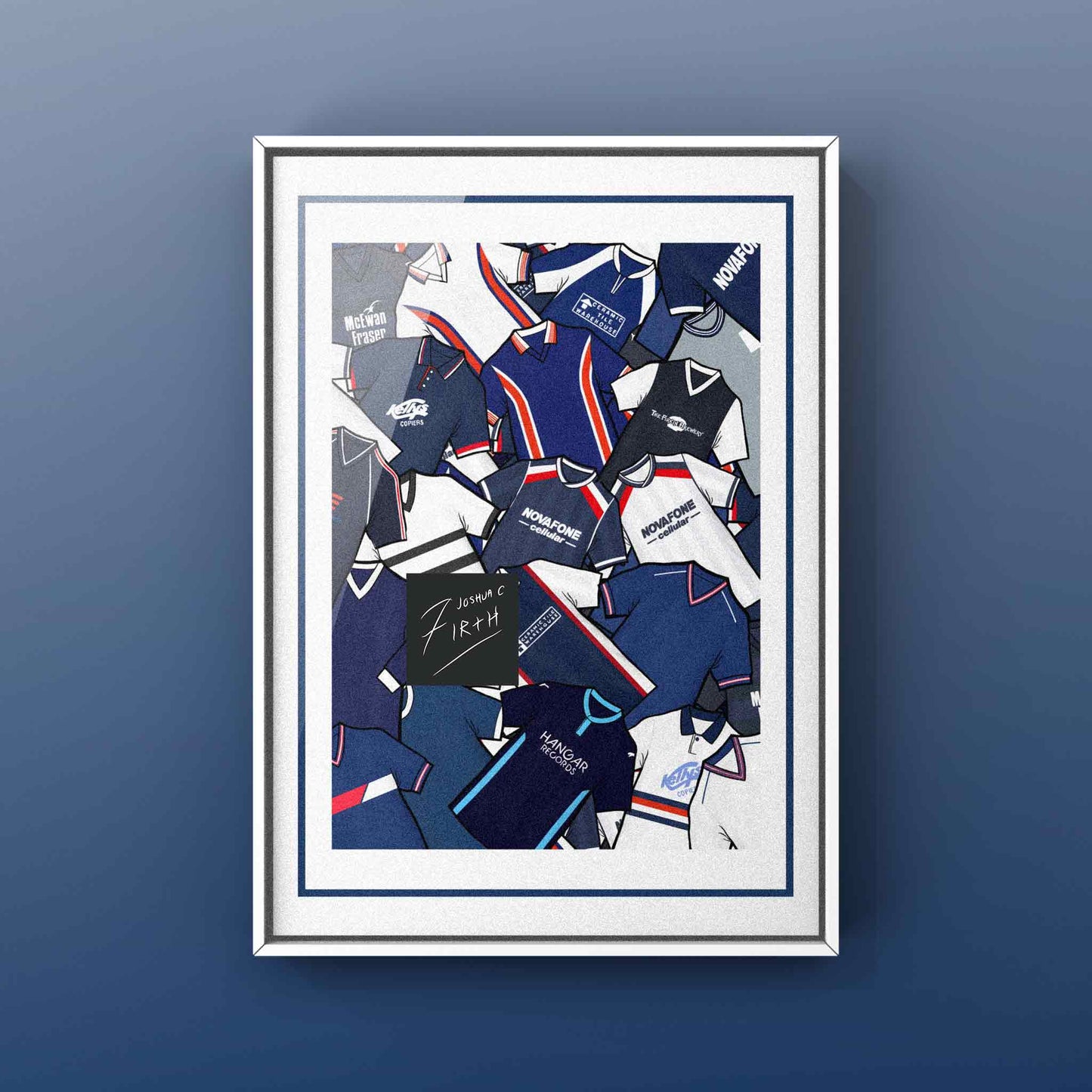 Dundee Kit Collage Retro Shirts Football Print