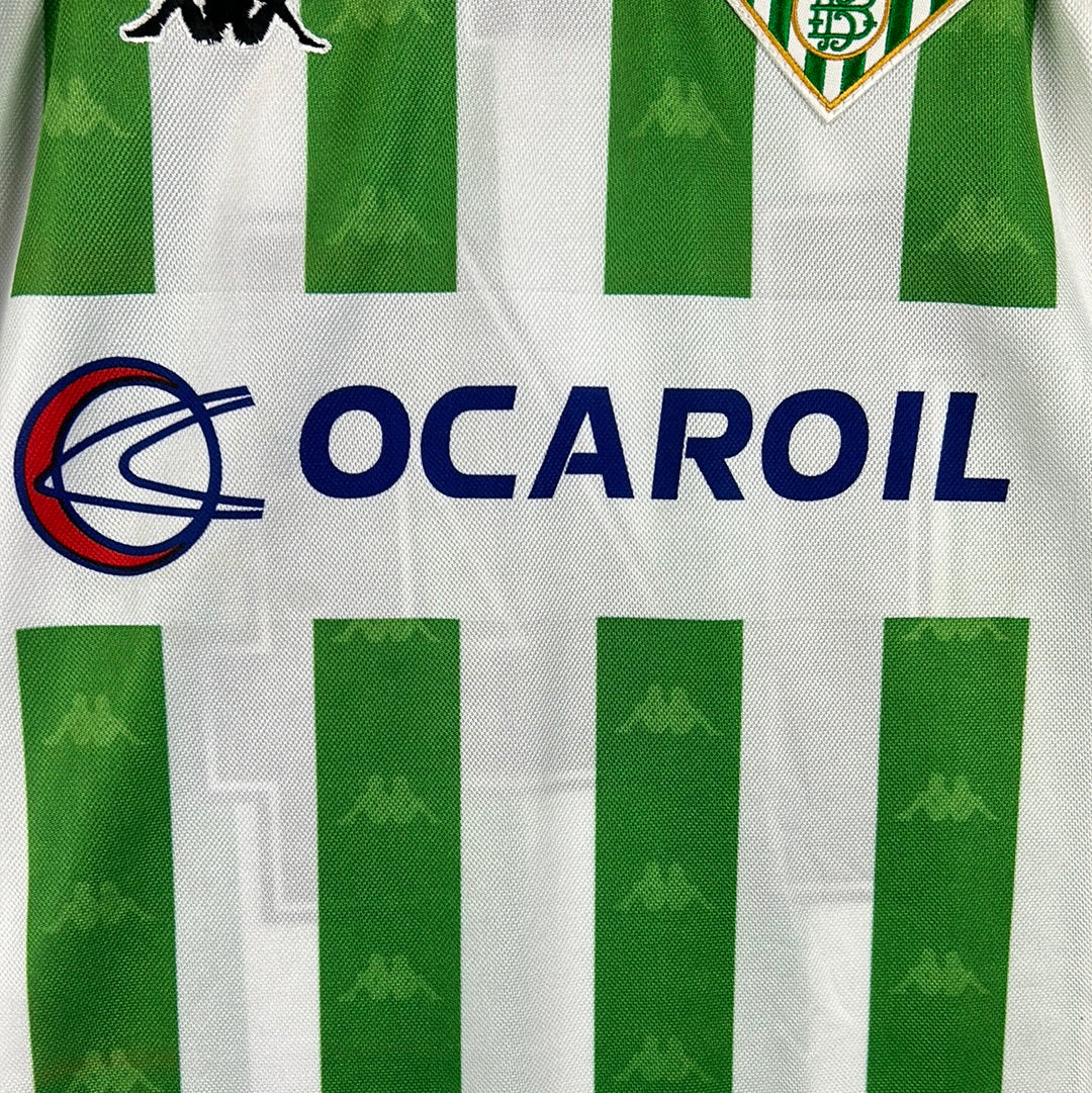 Real Betis 1997/1998 Match Issued Home Shirt - Otero 14