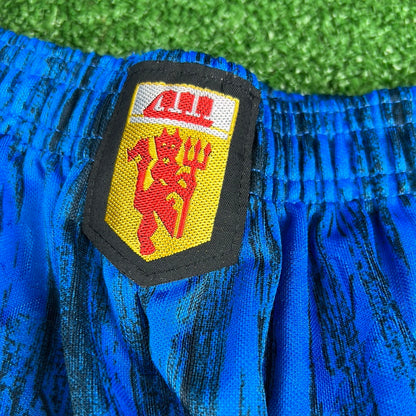 Manchester United 1992/1993 Away Shorts - 32 Inch Waist - Excellent