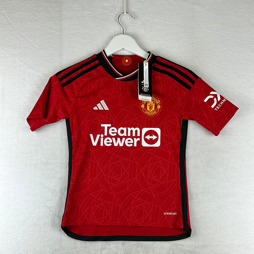 Manchester United 2023-2024 Youth Home Shirt - BNWT - Rashford 10