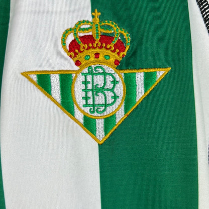 Real Betis 2005/2006 Match Worn Home Shirt - Edu 24 - Photo Matched