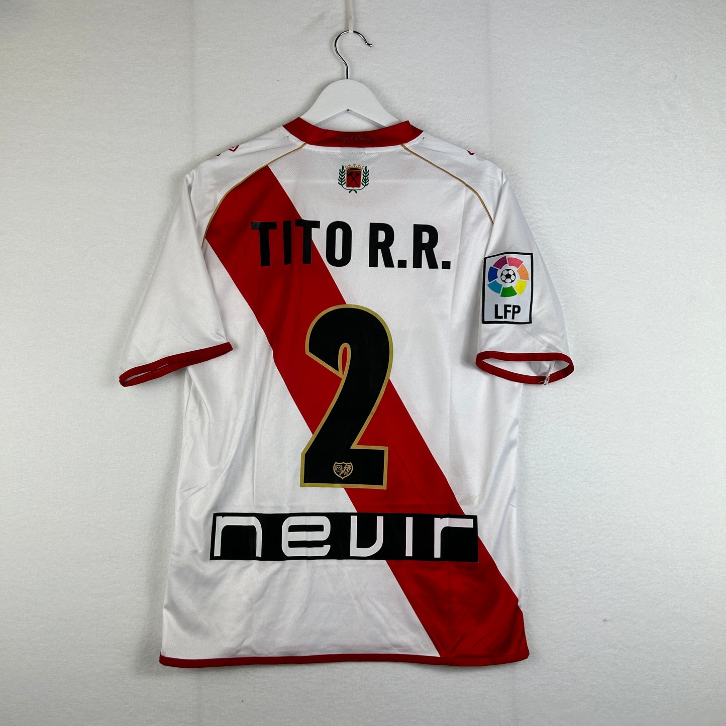 Rayo Vallecano 2012/2013 Player Issue Home Shirt - Tito RR 2