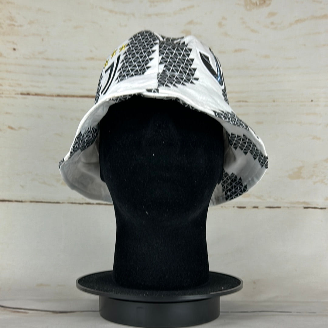 Juventus 2022-2023 Upcycled Home Shirt Bucket Hat *9
