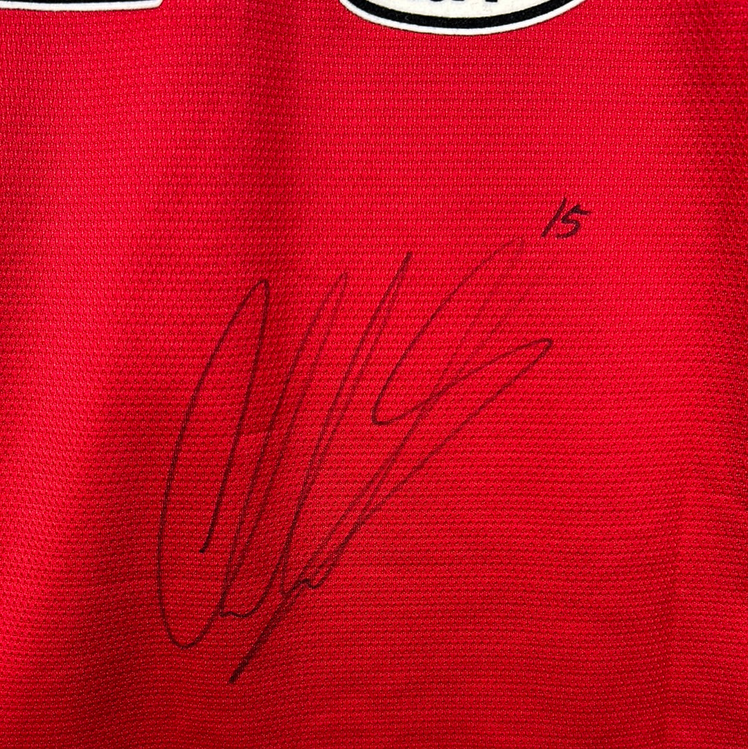  Oxlade-Chamberlain signature on the back