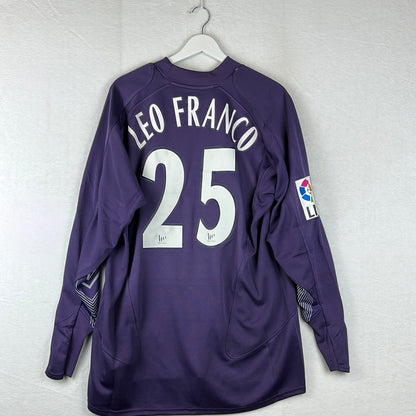 Atletico Madrid 2003/2004 Player Issue Goalkeeper Shirt - Leo Franko 25 - Gigolo Europeo