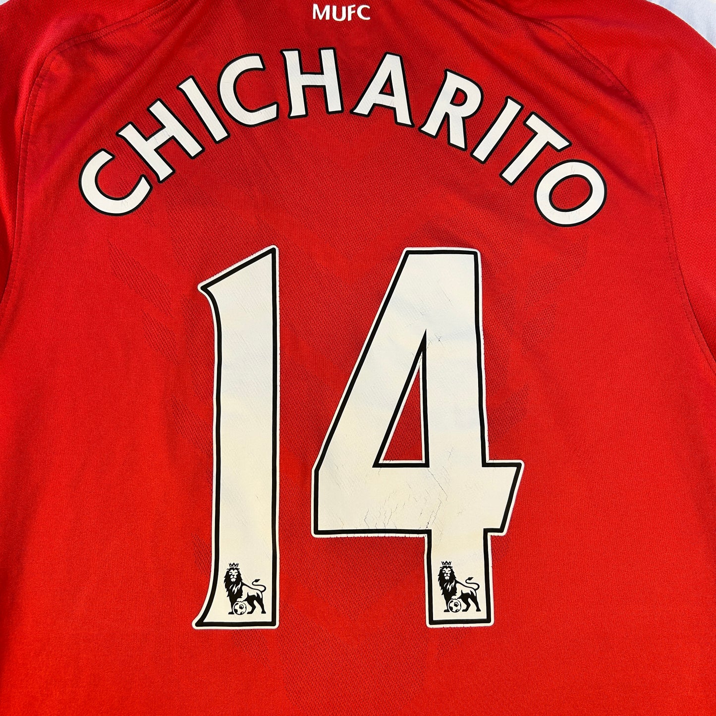 Manchester United 2010-2011 Home shirt - CHICHARITO 14 - Larhe