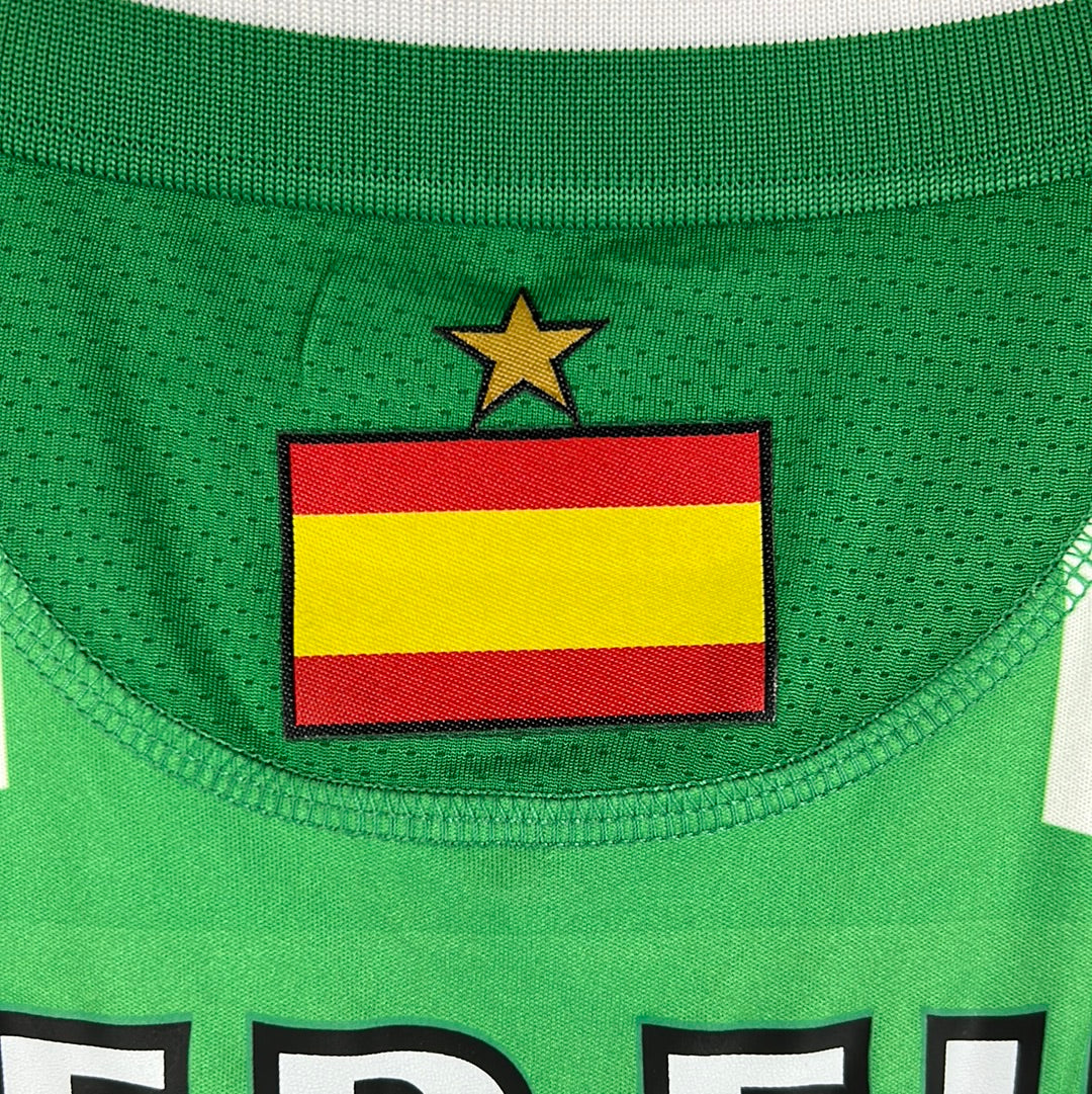 Real Betis 2010/2011 Player Issued Home Shirt - J Pereria 9