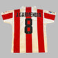 Athletic Bilbao 2007/2008 Player Issue Home Shirt - Garmendia 8 print on the back