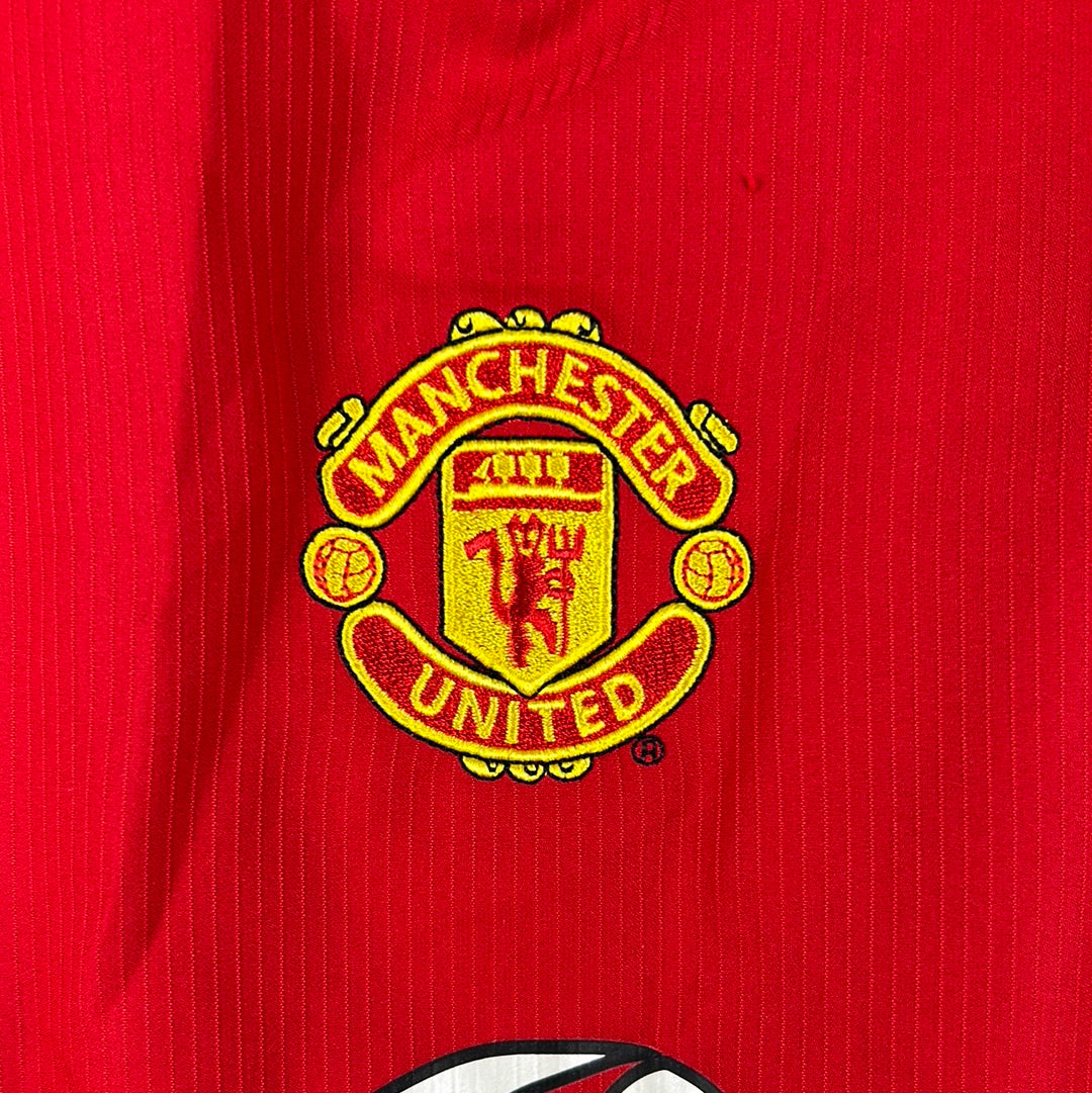 Manchester United 2004-2005 Home Shirt -  Long Sleeve