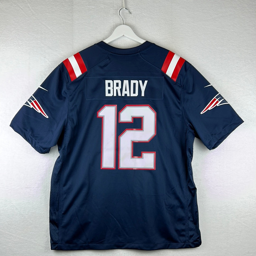 New England Patriots NFL Jersey Tom Brady 12 Authentic