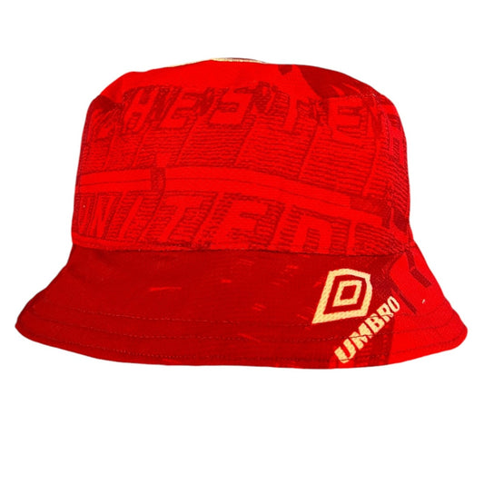 Manchester United 94/95 Upcycled Home Shirt Bucket Hat