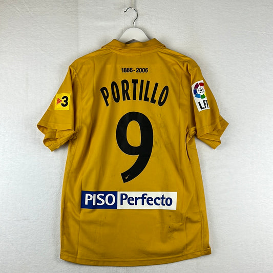 Gimnastic 2006-2007 Match Worn Away Shirt - Large - Portillo 9