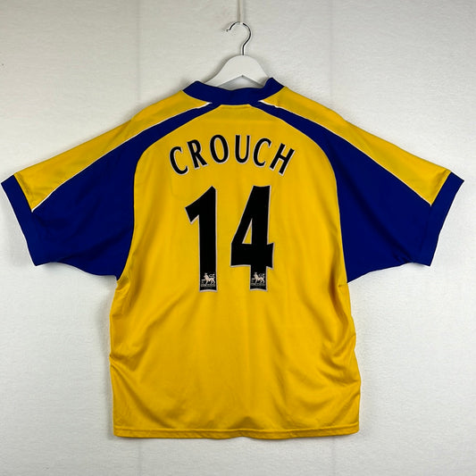 Southampton 2004/2005 Away Shirt - Crouch 14 Premier League print
