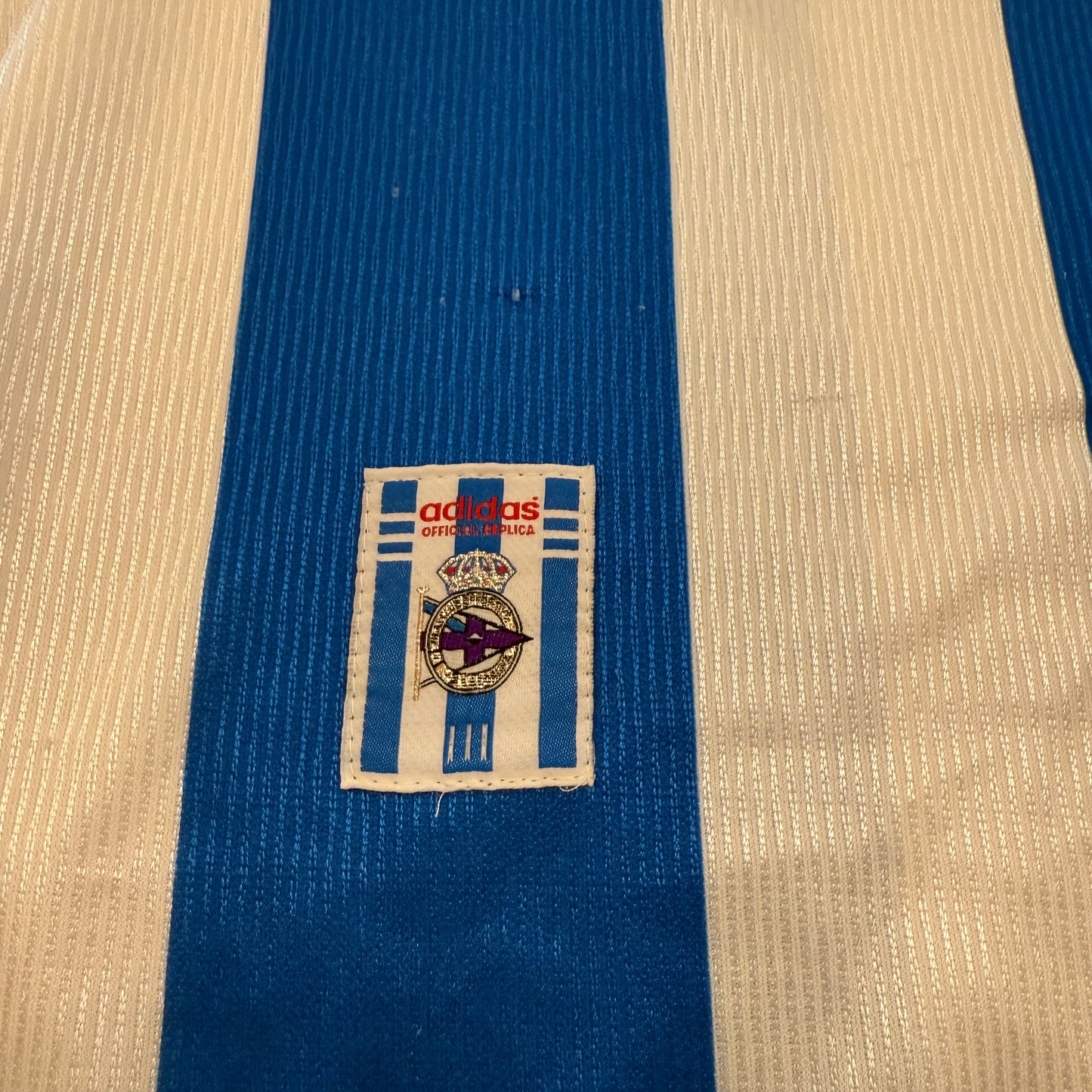 Deportivo La Coruna 1997/1998 Player Issue Home Shirt