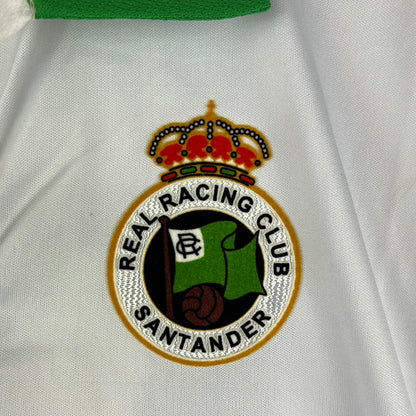 Racing Santander 2006-2007 Match Worn Home Shirt - Medium - Alvarez 20