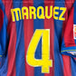 Barcelona 2009/2010 Player Issue Home Shirt - Fifa World Club Cup - Marquez 4