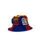 Barcelona Upcycled Messi Shirt Bucket Hat - Reversible