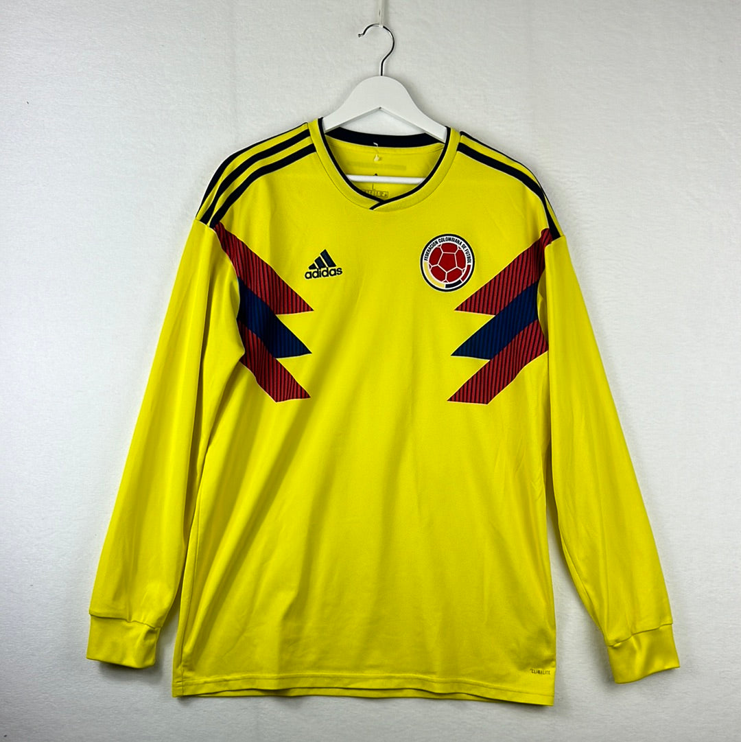 Colombia 2018 Long Sleeve Home Shirt -