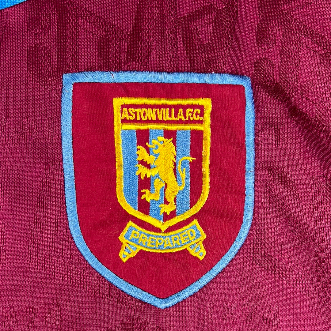 Aston Villa 1992-1993 Home Shirt - XL - Excellent Condition