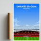 Emirates Stadium A3 Print
