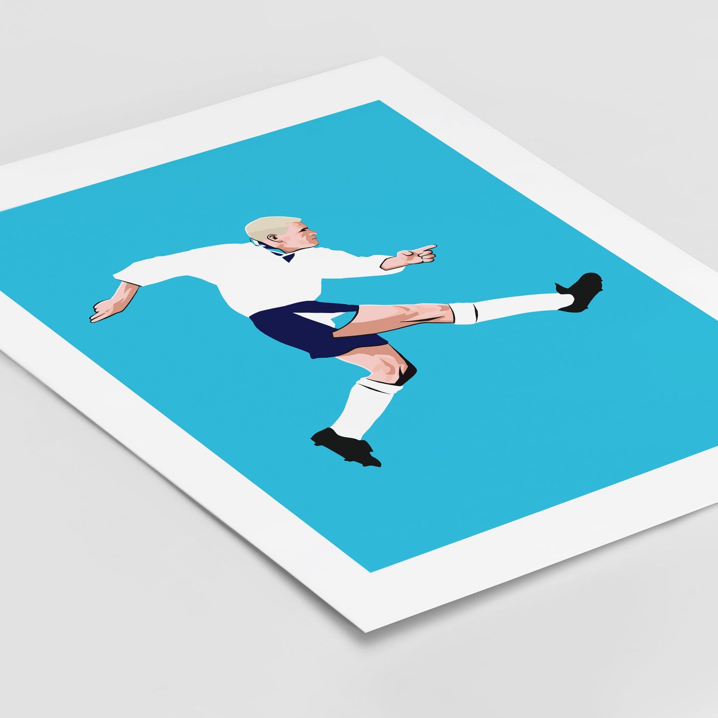 England 1996 Gazza Print
