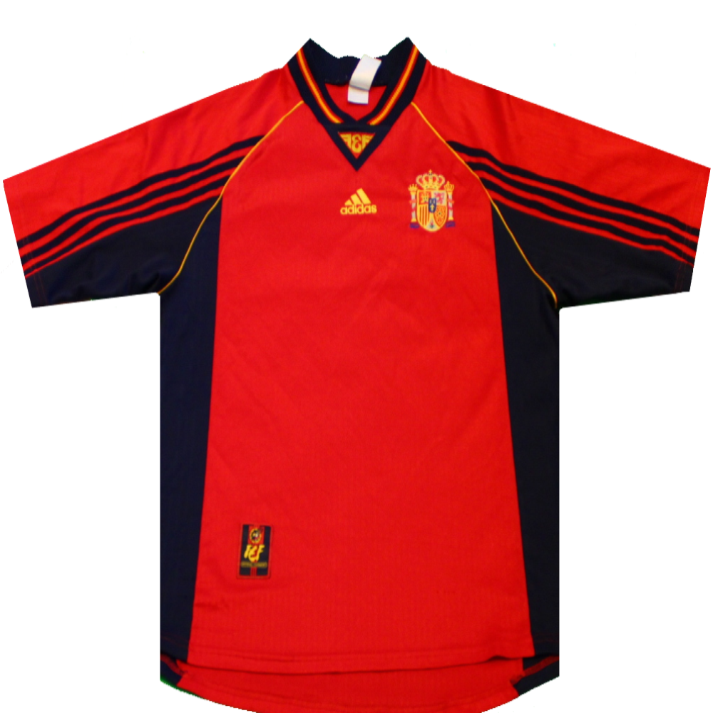 Spain 1998-2000 Home Shirt (Excellent) XL
