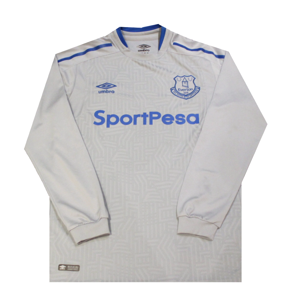 Everton 2017-2018 Away Shirt L/S (Excellent) M