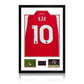 Eberechi Eze Signed Arsenal Shirt Premium Frame (ACG Cert)