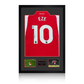 Eberechi Eze Signed Arsenal Shirt Premium Frame (ACG Cert)