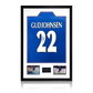 Eidur Gudjohnsen Signed Chelsea Shirt Premium Frame