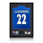 Eidur Gudjohnsen Signed Chelsea Shirt Premium Frame