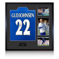Eidur Gudjohnsen Signed Chelsea Shirt Elite Frame