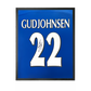 Eidur Gudjohnsen Signed Chelsea Shirt Compact Frame