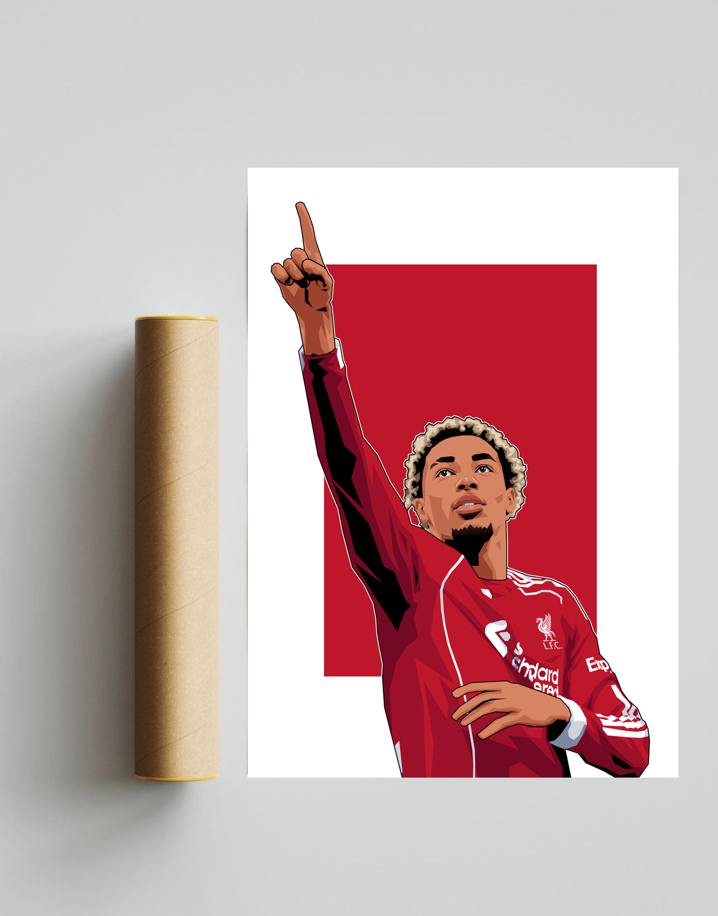 Hugo Ekitike LFC A3 Print