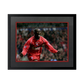 Emile Heskey Signed Liverpool 16x12 Image Deluxe Mount Frame