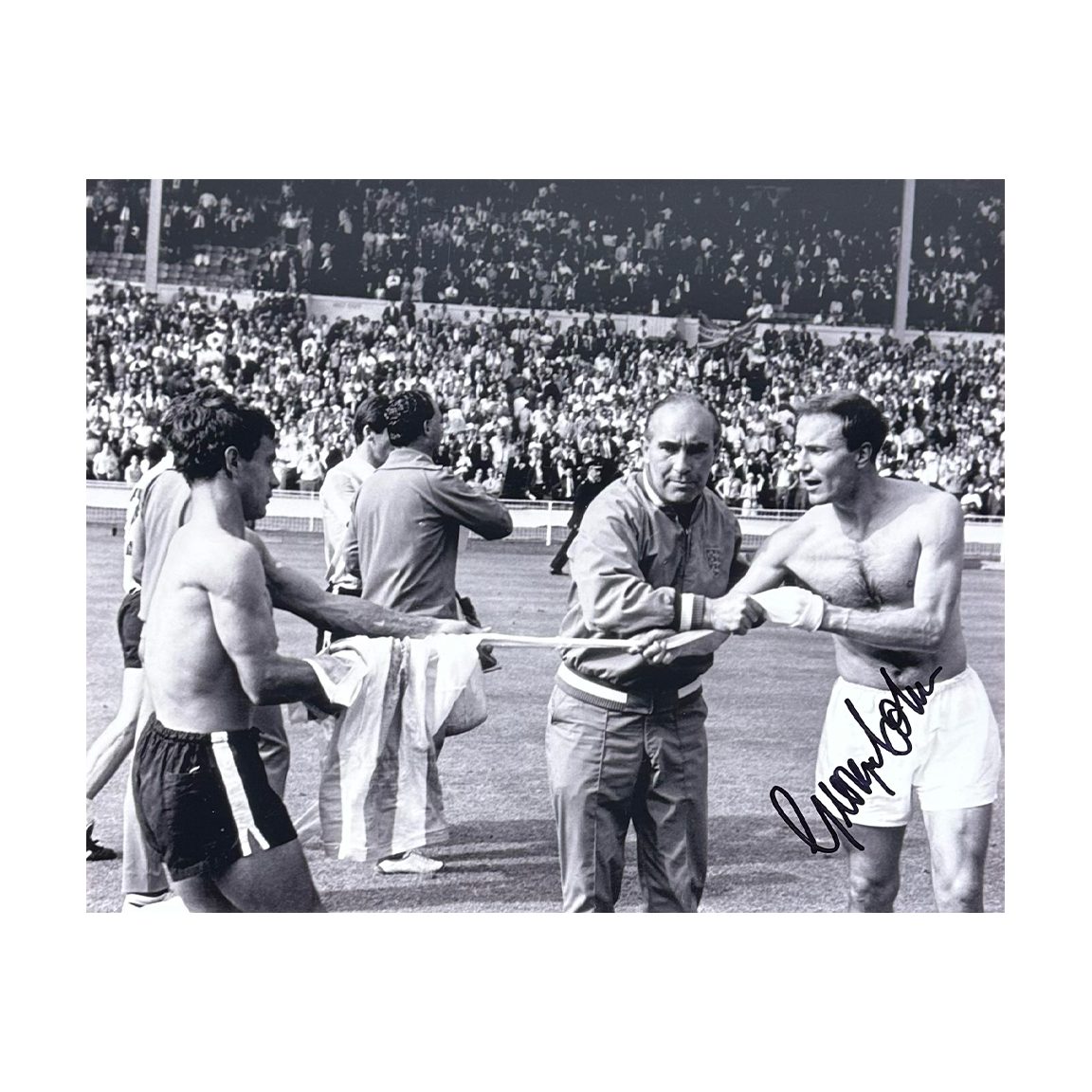 George Cohen Signed England 10x8