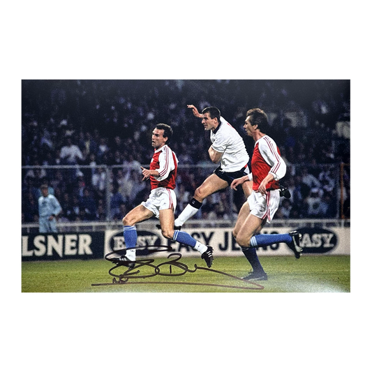 Steve Bull Signed England 12x8