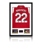 Ethan Nwaneri Signed Arsenal Shirt Premium Frame
