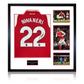 Ethan Nwaneri Signed Arsenal Shirt Elite Frame