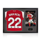 Ethan Nwaneri Signed Arsenal Shirt Classic Frame