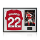 Ethan Nwaneri Signed Arsenal Shirt Classic Frame