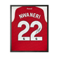 Ethan Nwaneri Signed Arsenal Shirt Compact Frame