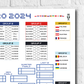 Retro Euro 2024 Wall Chart