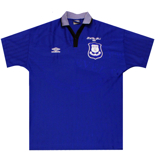 Everton 1995-1996 Home Shirt FA CUP FINAL INSIGNIA (Excellent) L